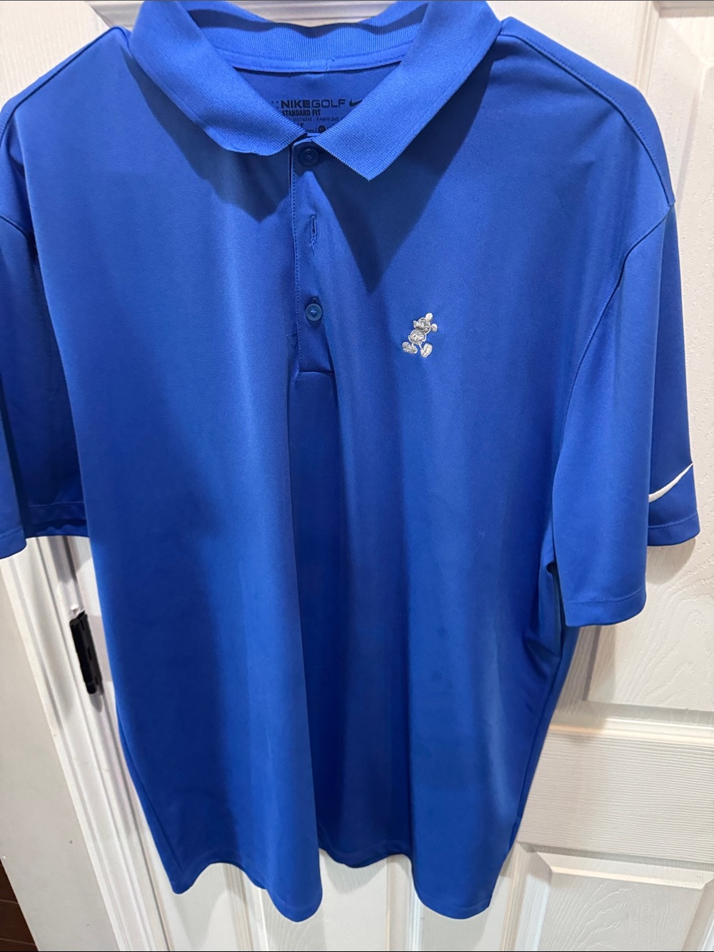 Nike Men's Royal Blue Golf Polo with Subtle Logo